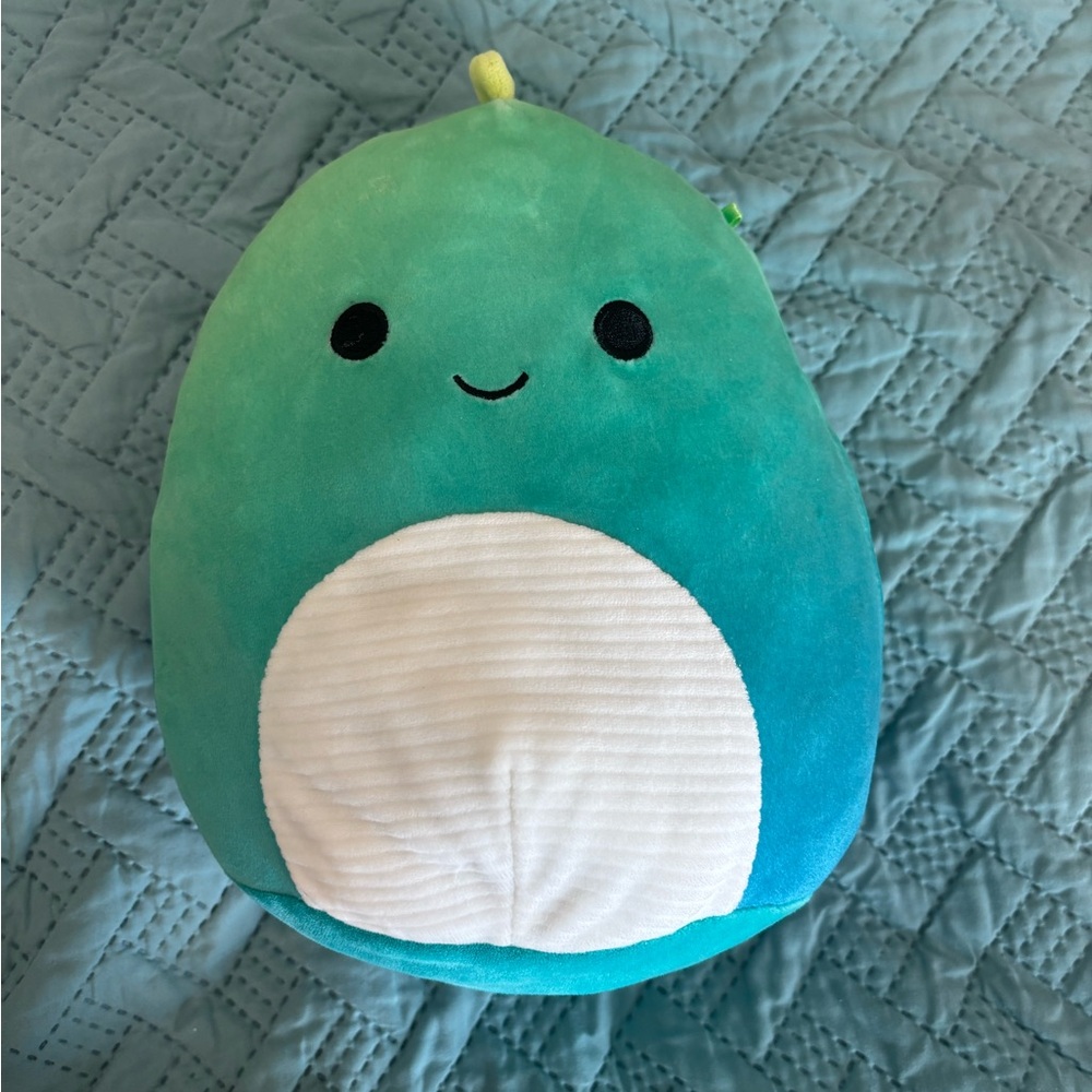 Squishmallows Teal and White Plush Toy